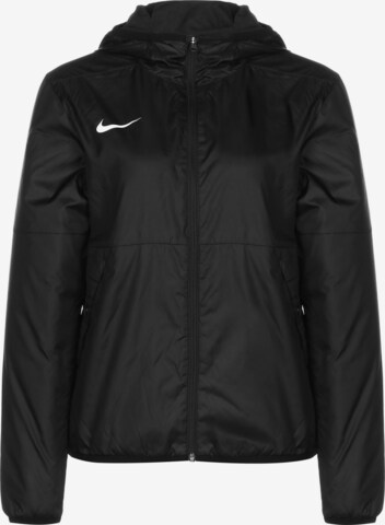 NIKE Athletic Jacket in Black: front