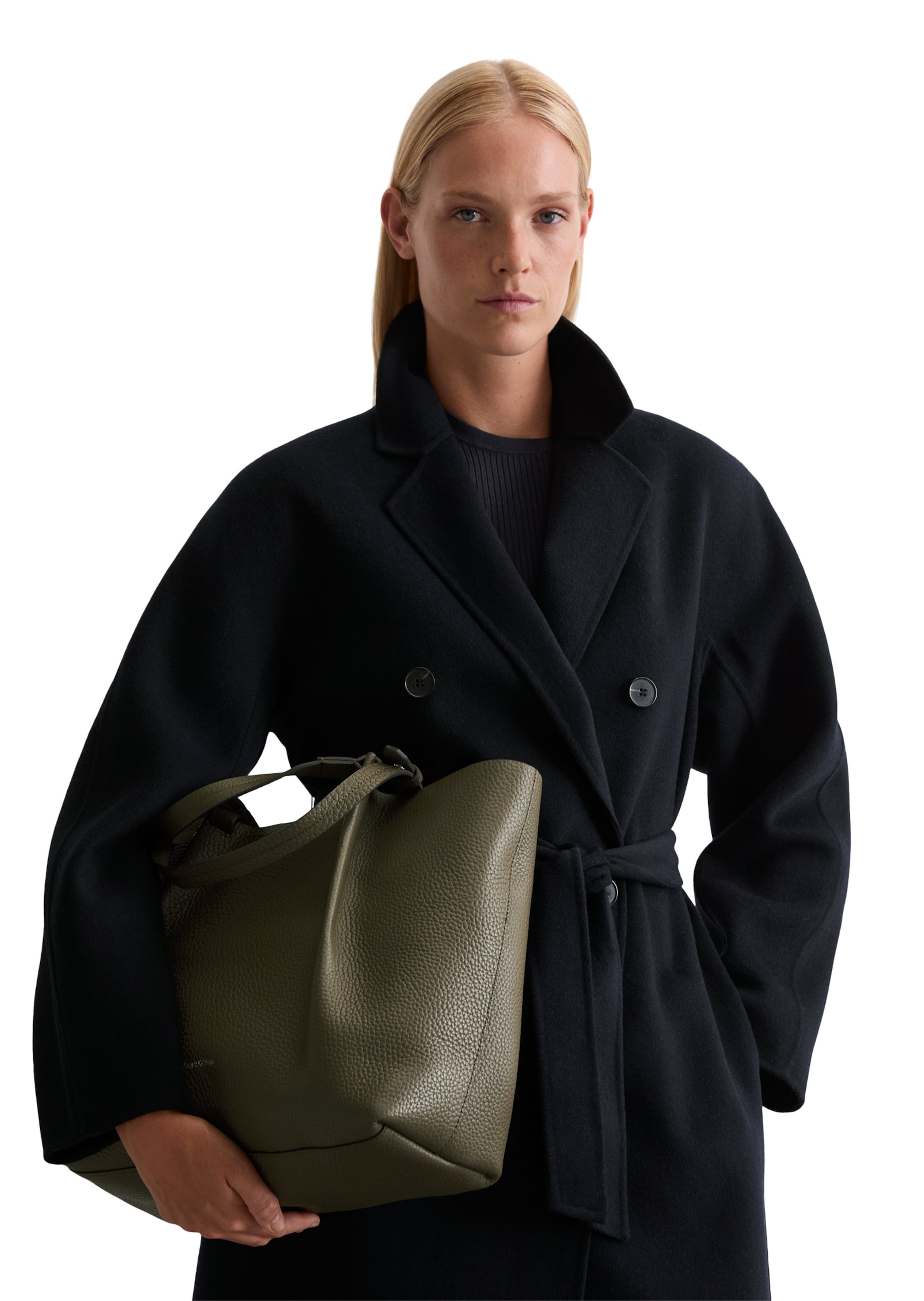 Marc O'Polo Shopper in Grün: Vorderseite