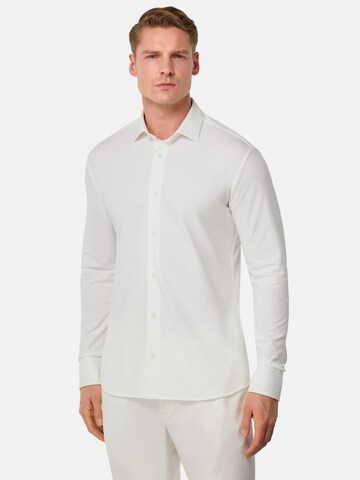Boggi Milano Regular fit Skjorta 'B Tech' i vit: framsida
