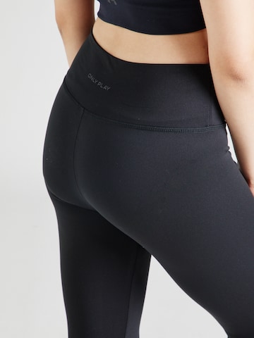 ONLY PLAY Skinny Sports trousers 'CALZ-1' in Black