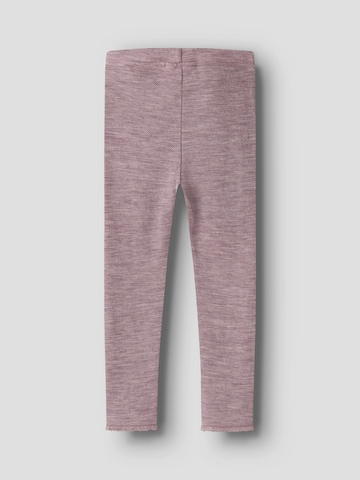 NAME IT - Skinny Leggings 'NMFWANG' en lila