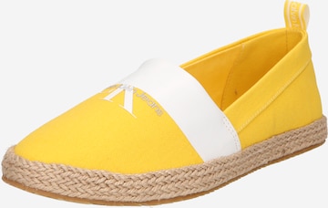 Calvin Klein Espadrilles in Yellow: front