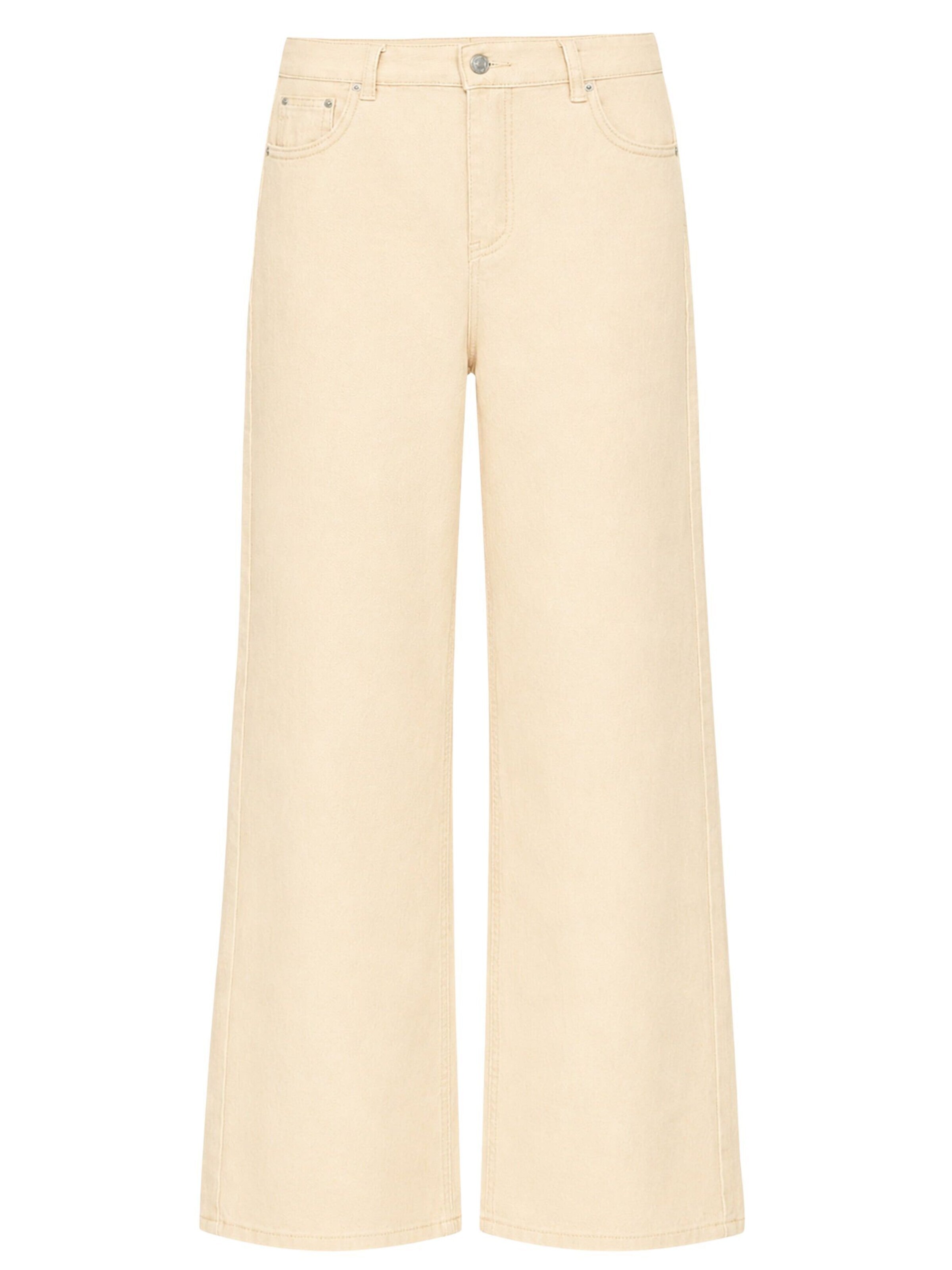SASSYCLASSY Loosefit Hose‌‌‌ in Beige: Vorderseite