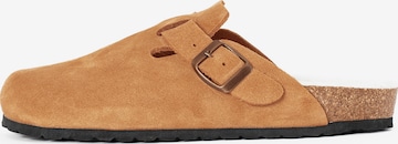 brūns Bayton Gumijas čības: no priekšpuses