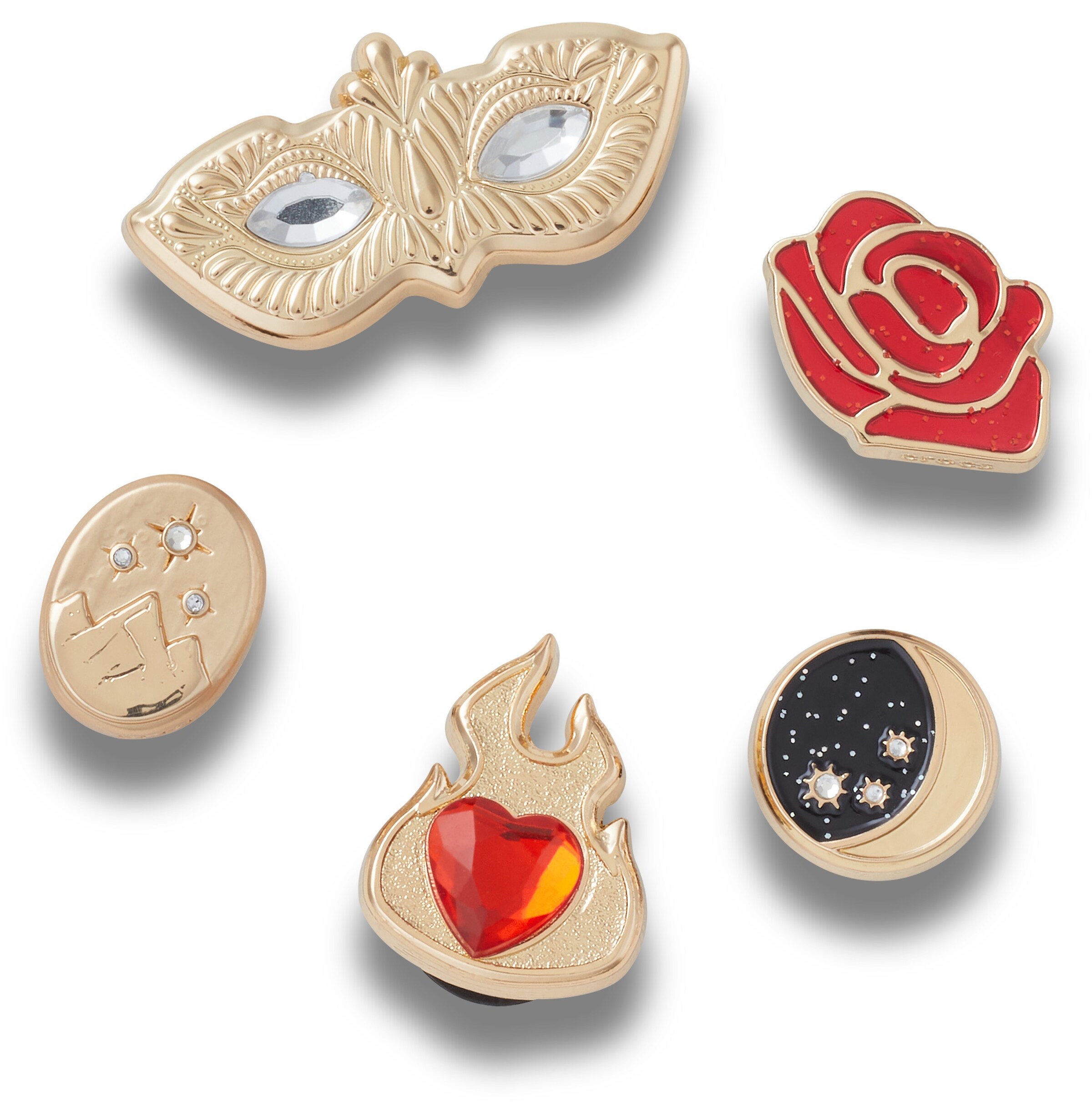 Crocs Shoe Accessories in Gold