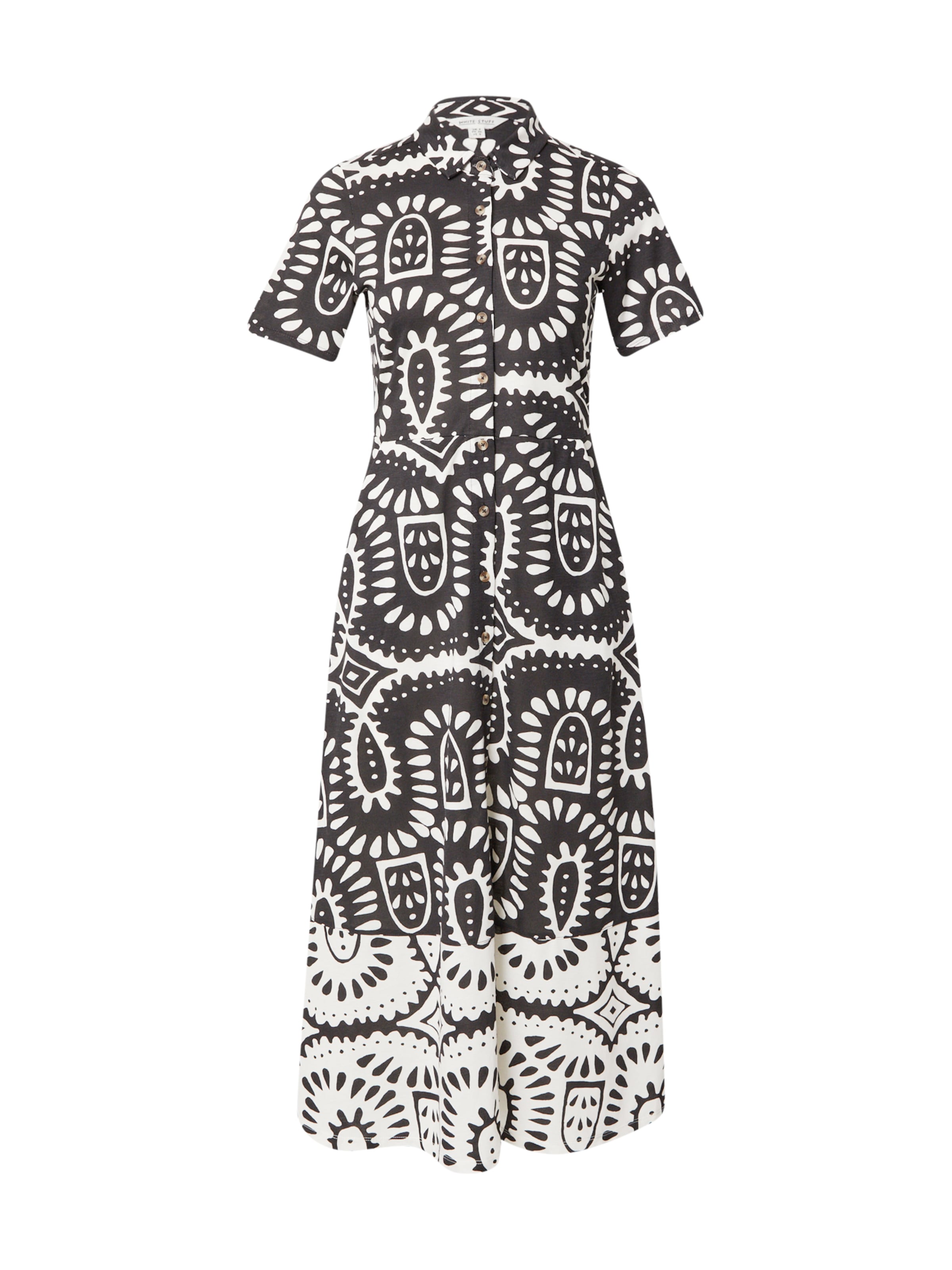 Robe-chemise &#x27;Rua&#x27; WHITE STUFF en noir : devant