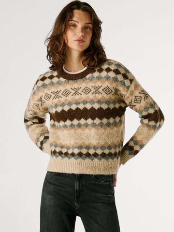 Pull-over 'Celestine' Pepe Jeans en marron : devant