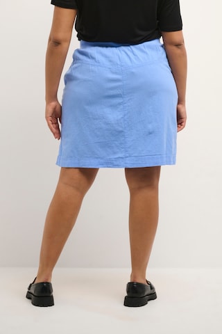 KAFFE CURVE Skirt 'Nana' in Blue
