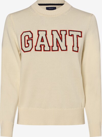 GANT Sweater in Ecru / Dark red, Item view
