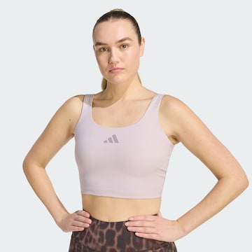 Bustier Soutien-gorge de sport 'Power' ADIDAS PERFORMANCE en violet : devant