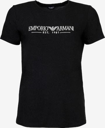 Emporio Armani - Camiseta en negro: frente