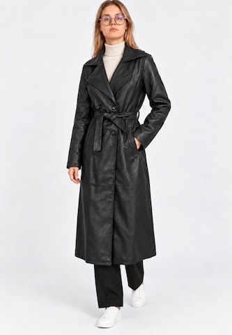Elara Between-seasons coat in Black