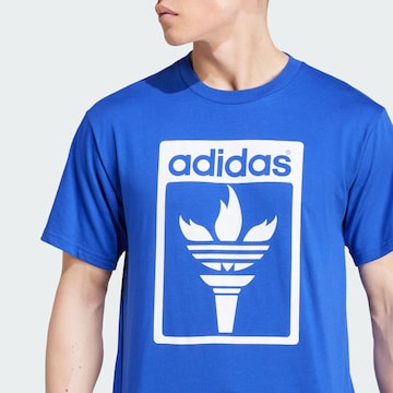 ADIDAS ORIGINALS Shirt 'Trefoil Torch' in Blue