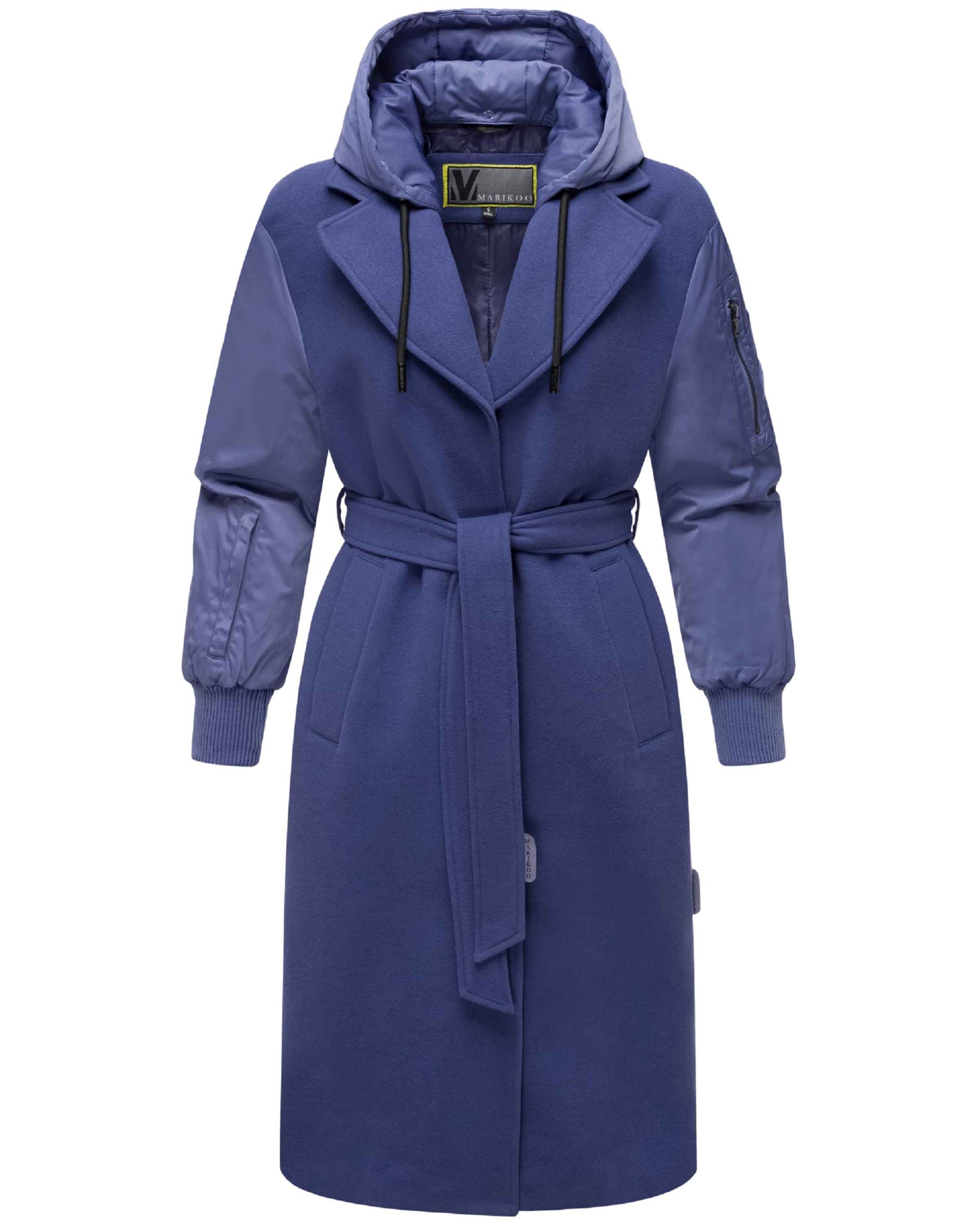 Palton de primăvară-toamnă 'Tjadee 16' de la MARIKOO pe mov: față