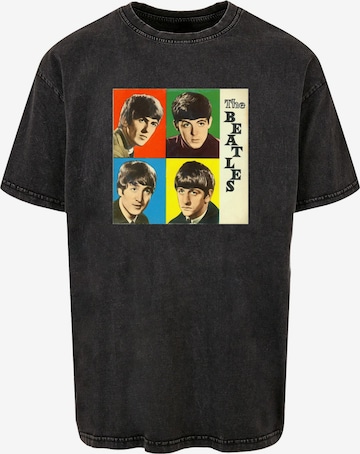 Merchcode T-Shirt 'Beatles' in Schwarz: predná strana