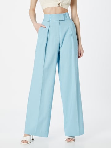 Wide leg Pantaloni cu dungă 'PEONY VERA' de la IVY OAK pe albastru: față