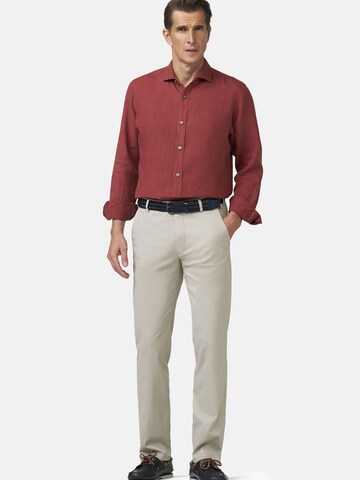 MEYER Regular Chino 'Bonn 1-5075' in Wit