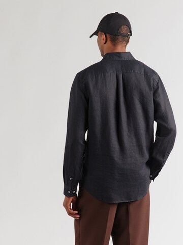 GAP Comfort fit Overhemd in Zwart: terug