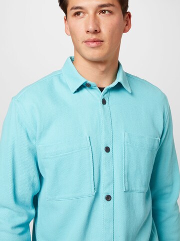 TOM TAILOR DENIM Regular fit Overhemd in Blauw