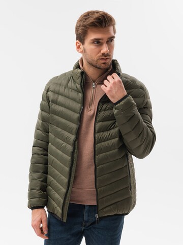 Ombre Winter Jacket 'C528' in Green: front