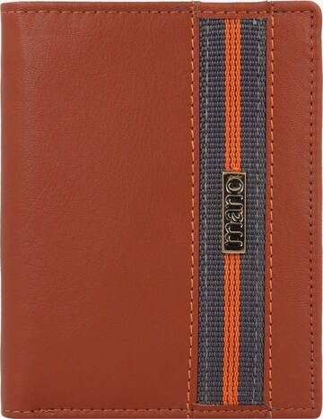 mano Wallet 'Don Leonardo' in Brown: front