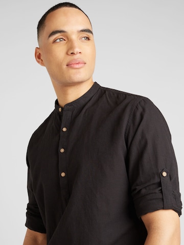 juoda SELECTED HOMME Standartinis modelis Marškiniai