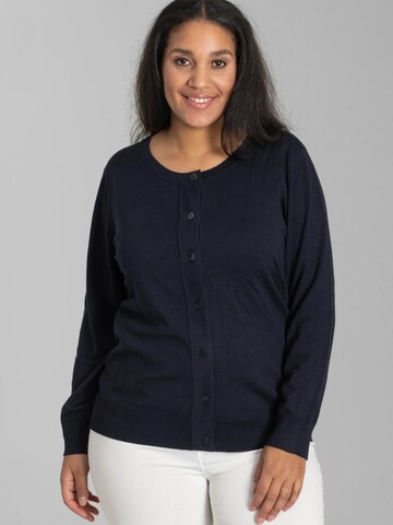 Cardigan 'Helsinki' SANDGAARD en bleu : devant