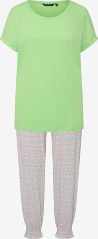 Ulla Popken Pajama in Green: front