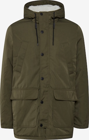 INDICODE JEANS Winter Parka 'Eckbert' in Green: front