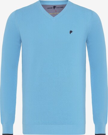 DENIM CULTURE Sweter 'Romario' w kolorze niebieski: przód