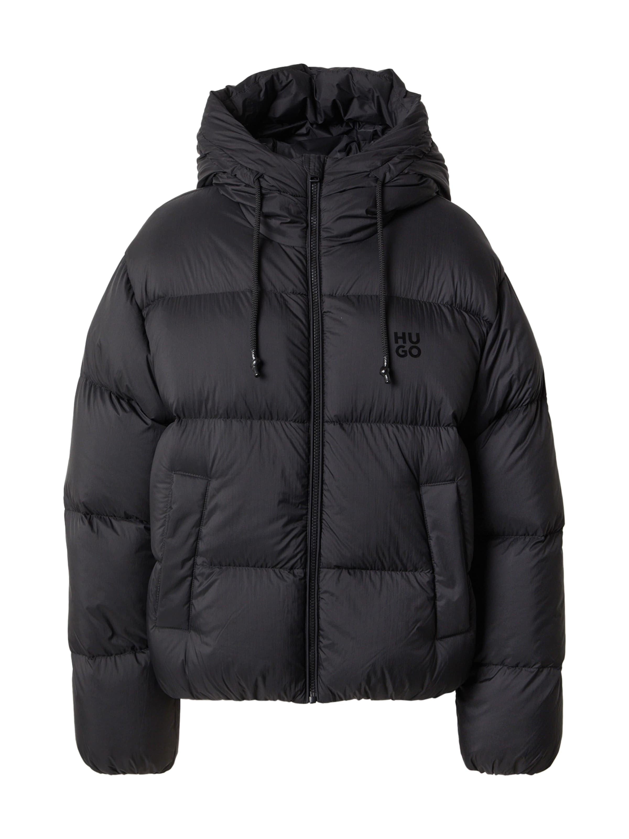 juoda HUGO Žieminė striukė &#x27;Francesca-1&#x27;: priekis