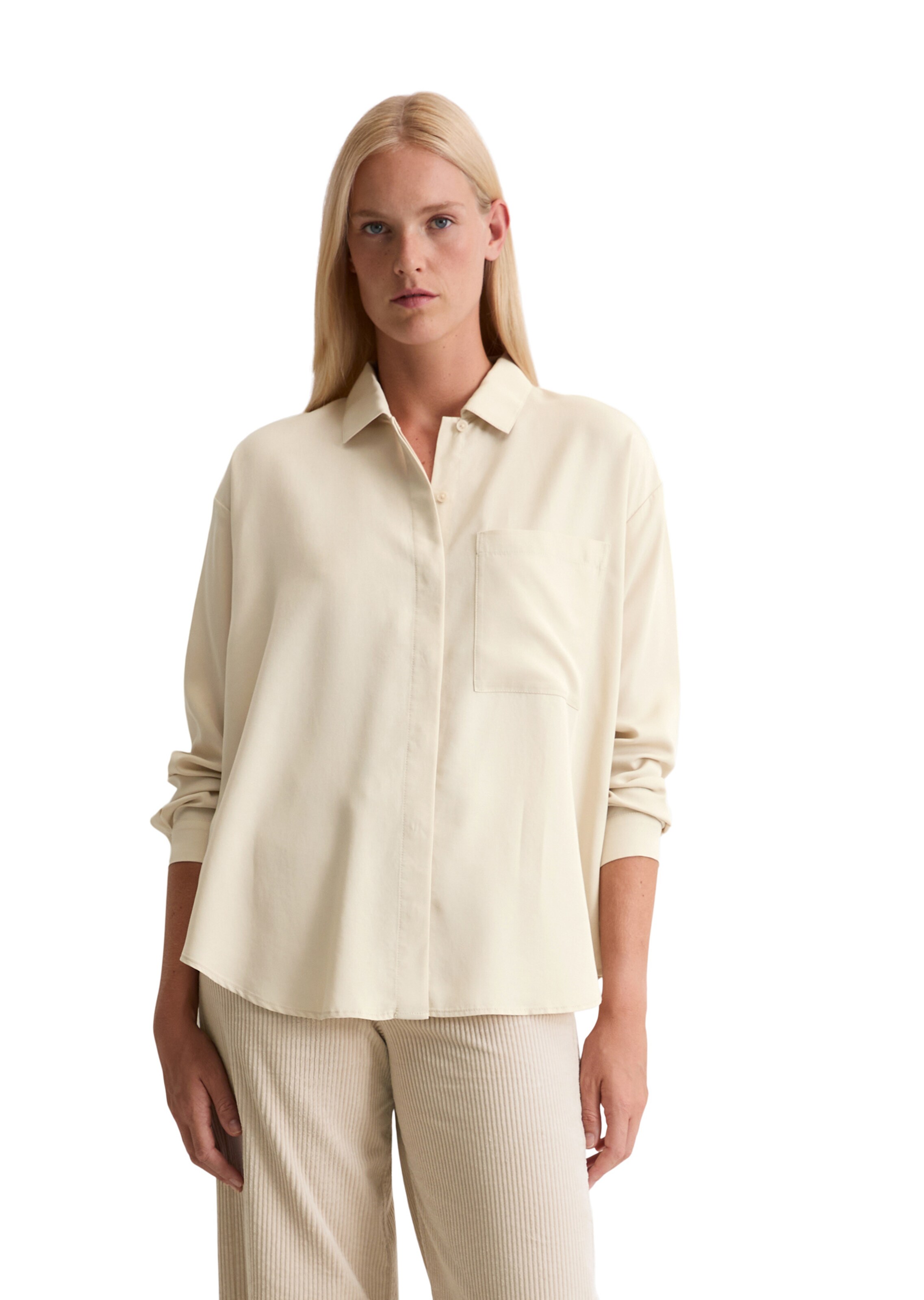 Marc O'Polo Blouse in Beige: front