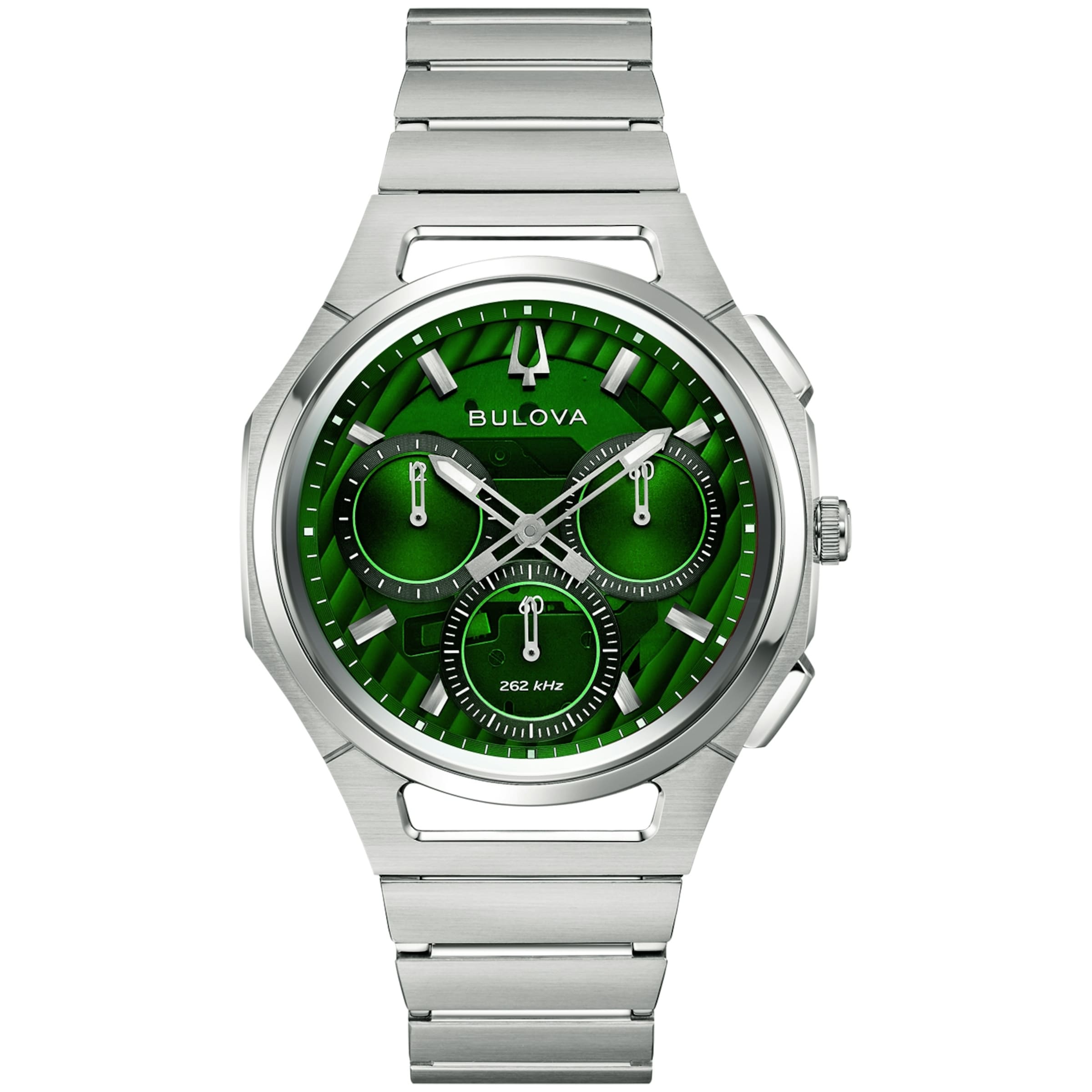 Bulova Analog Watch in Green: front