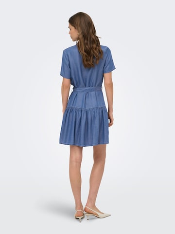 Robe-chemise 'ONLPema' ONLY en bleu
