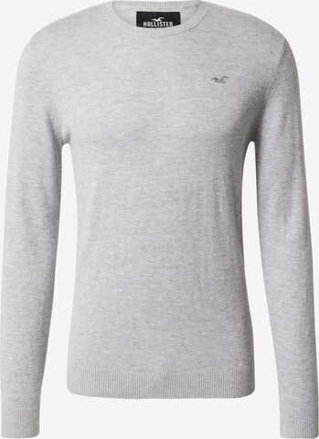 Pull-over HOLLISTER en gris : devant