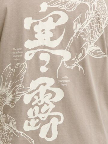 T-Shirt 'JOROriental' Jack & Jones Plus en vert