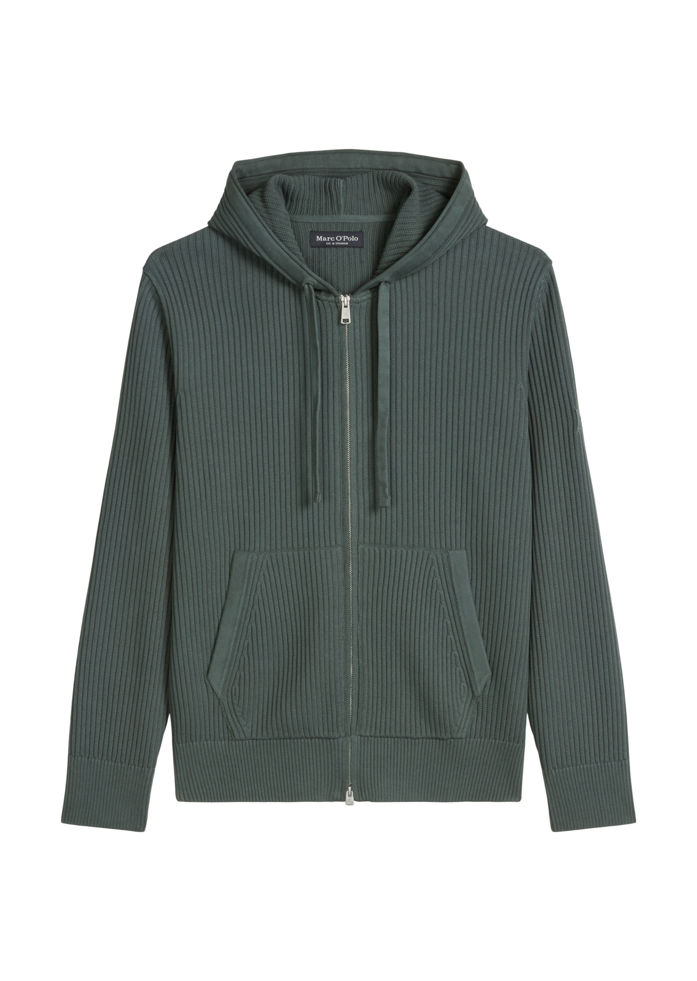 Marc O'Polo Strickjacke in Grau: Vorderseite