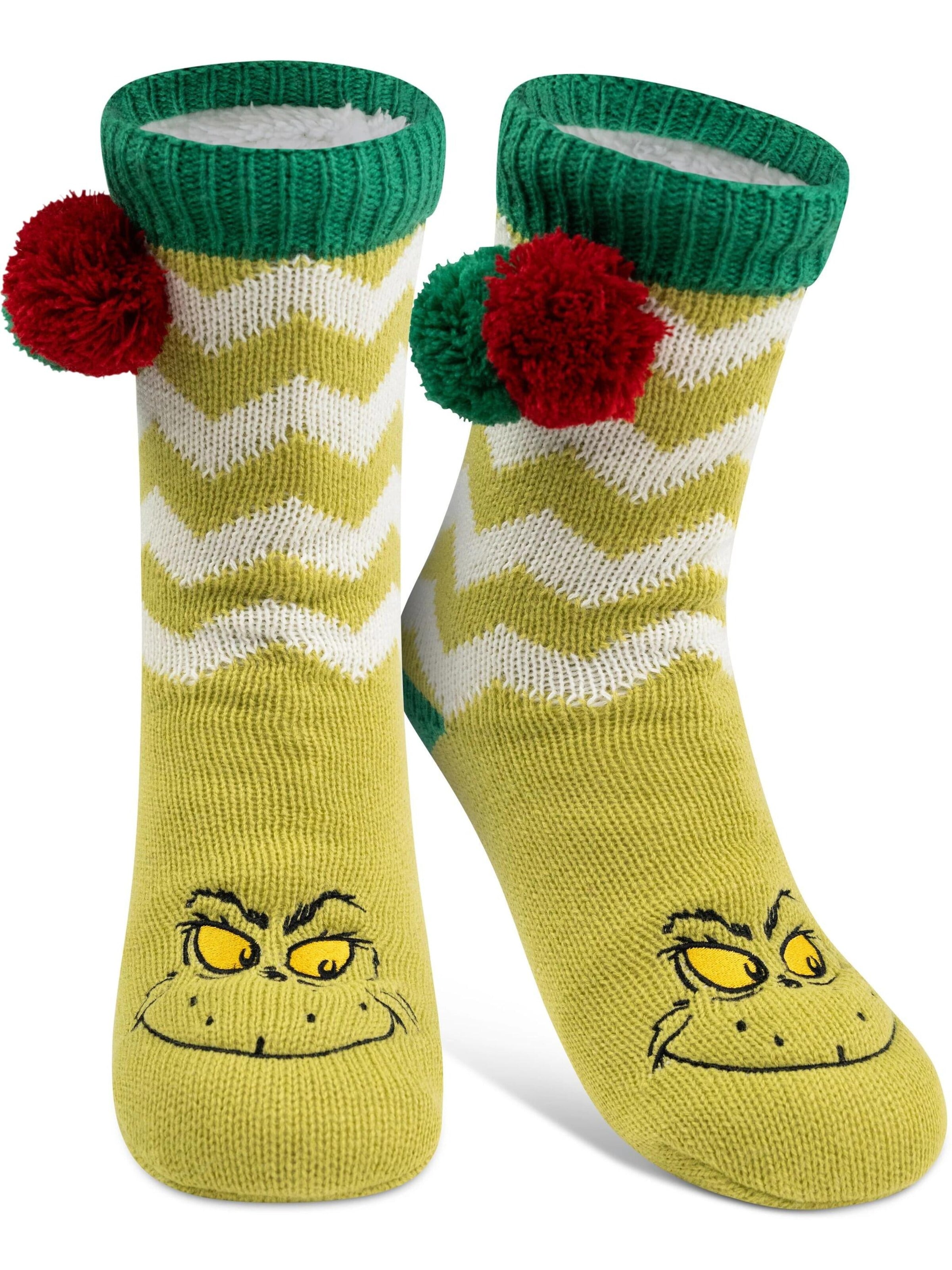 The Grinch Socks 'Hüttensocken' in Green: front