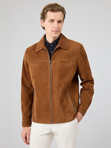 Veste mi-saison Derimod en marron : devant