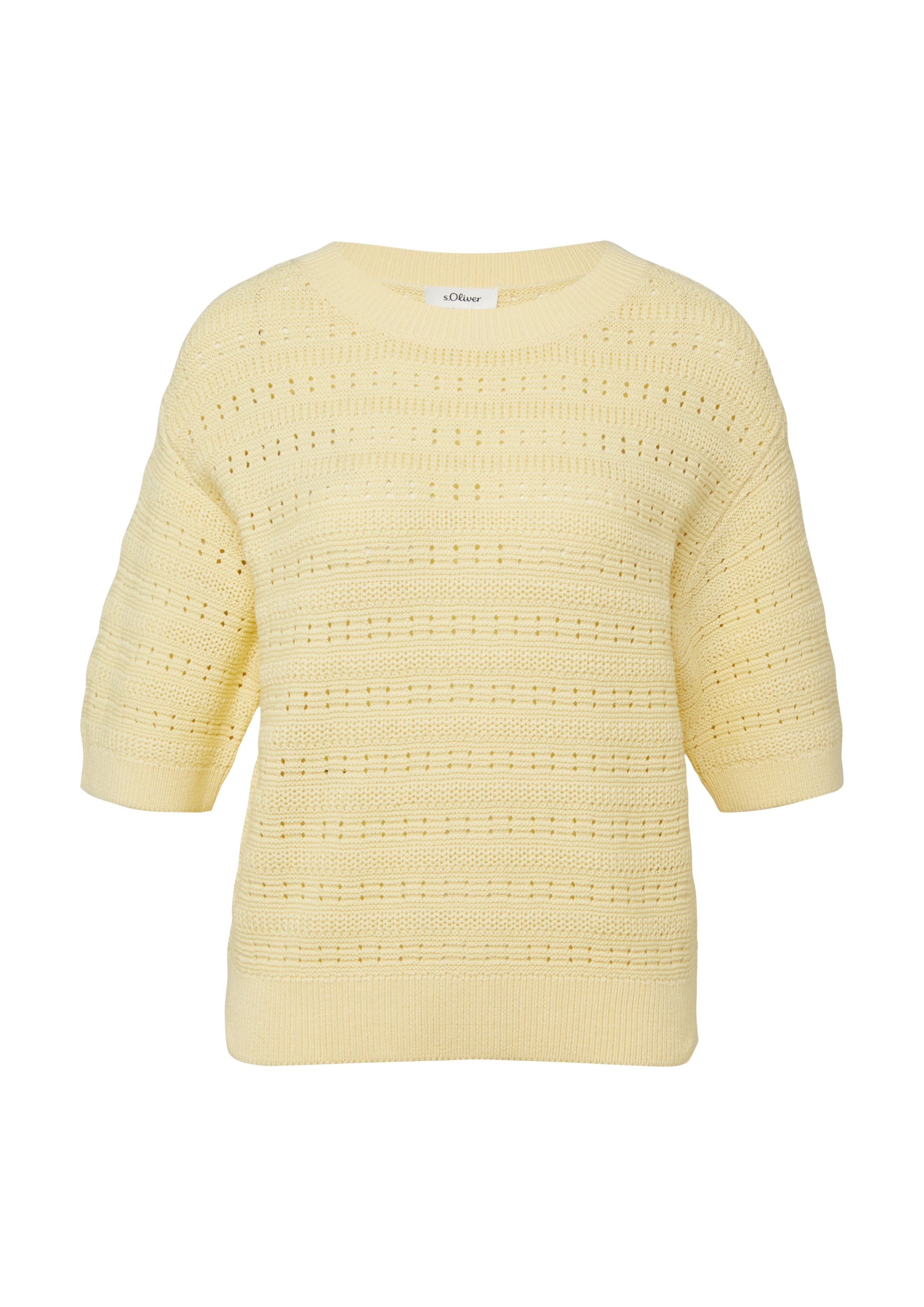 Pull-over s.Oliver en jaune : devant