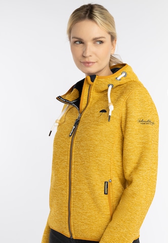 Veste en polaire Schmuddelwedda en jaune