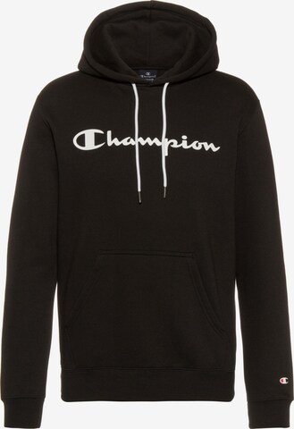 Champion Authentic Athletic Apparel Sweatshirt in Black: front