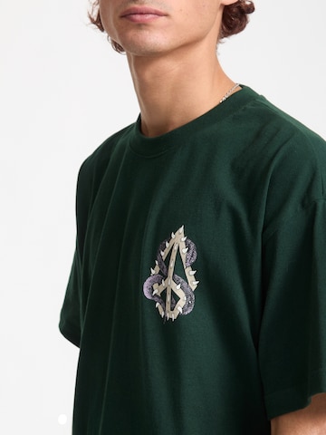 T-Shirt 'Snake Peace LSE' Volcom en vert