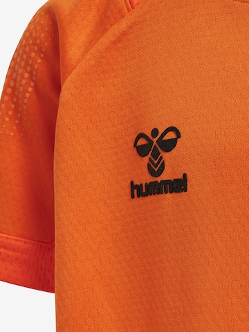 T-Shirt fonctionnel 'Poly' Hummel en orange