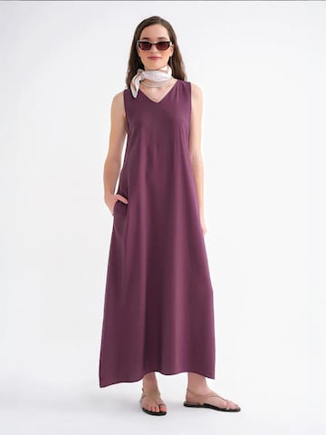 MixRay Kleid 'Maxi'‌‌‌ in Braun