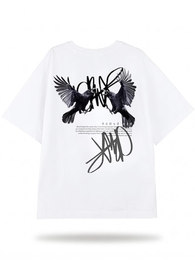 QWX2 Oversized Shirt 'UNITY' in S in White, Item view
