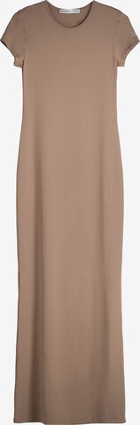 Robe Bershka en marron : devant