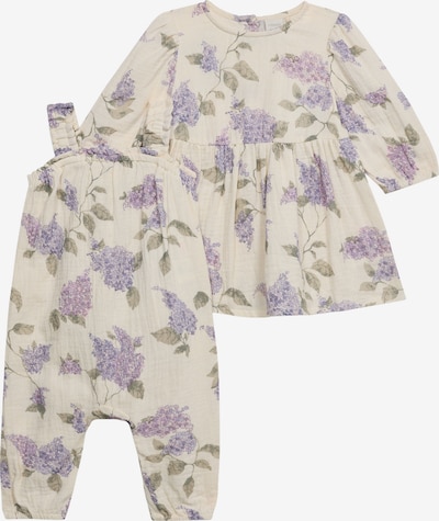 Lindex Komplet veličine 62 u kaki / ljubičasta / lavanda / bijela, Pregled proizvoda