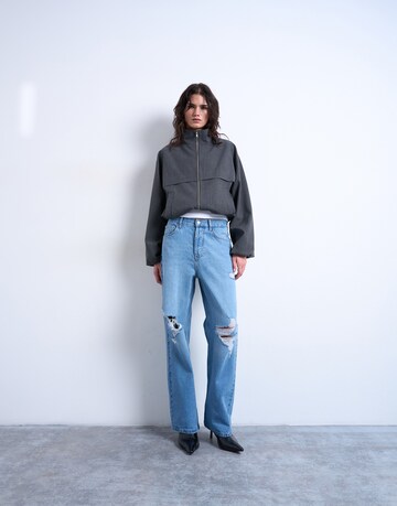 TOPSHOP - Pierna ancha Vaquero 'COLUMN' en azul