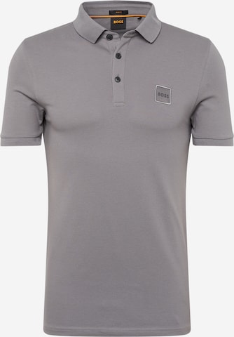 BOSS Orange Poloshirt 'Passenger' in Grau: predná strana